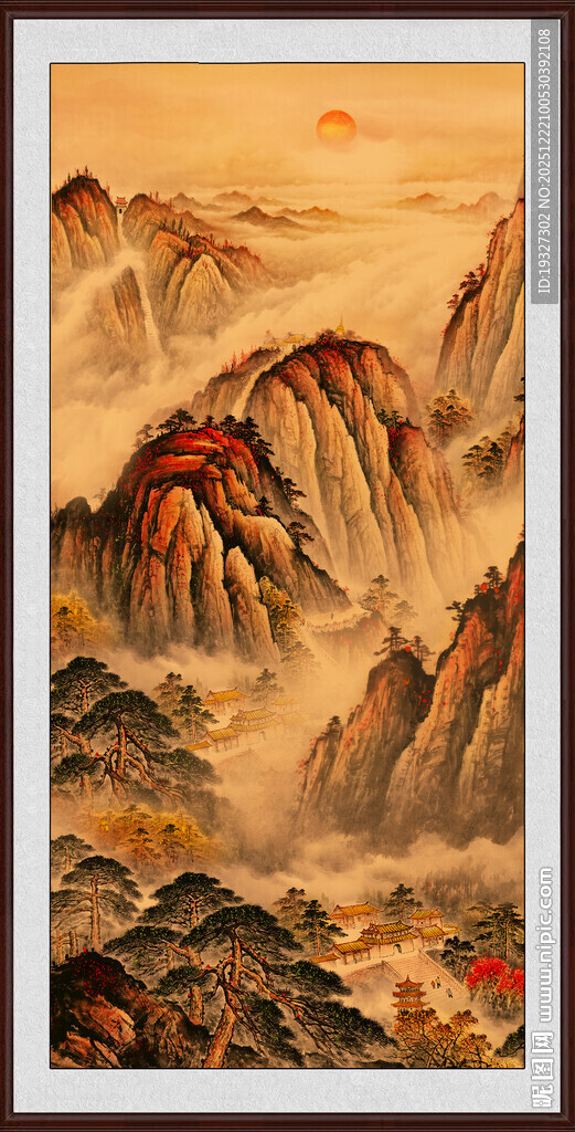 泰山玄关办公室装饰画