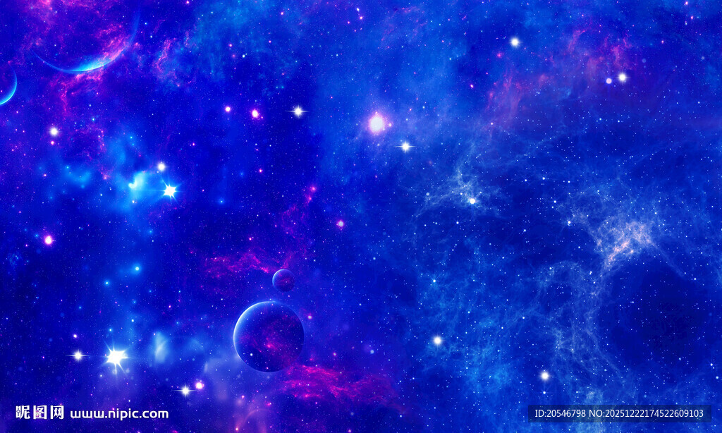 璀璨星空背景灯箱