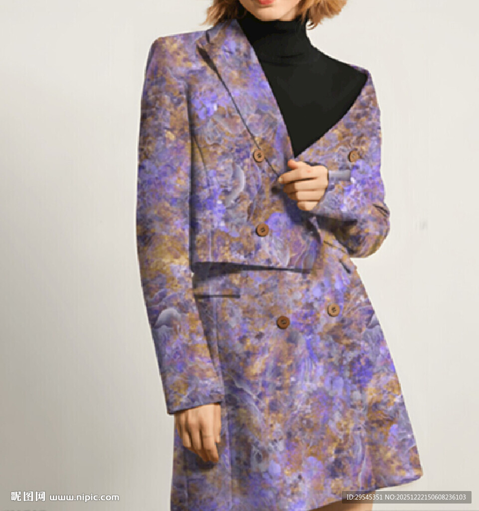 数码印花  手绘花 香云纱