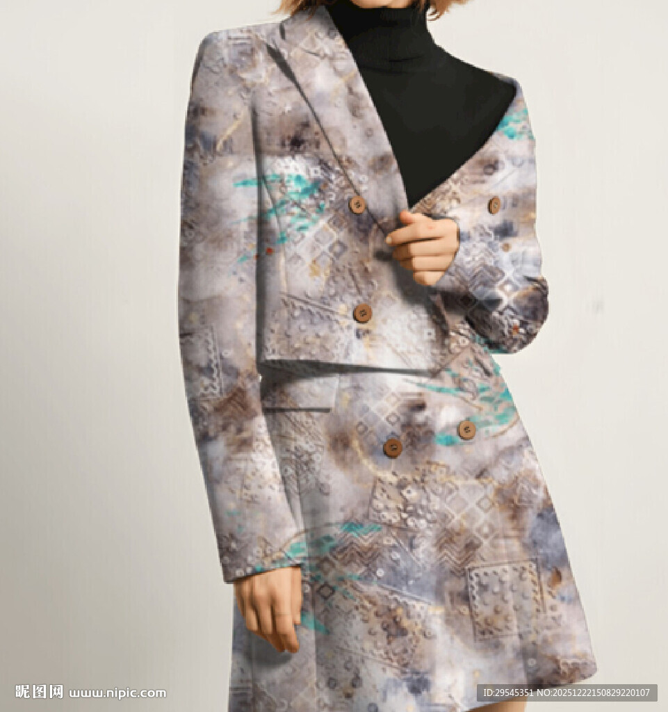 数码印花  大牌花 香云纱