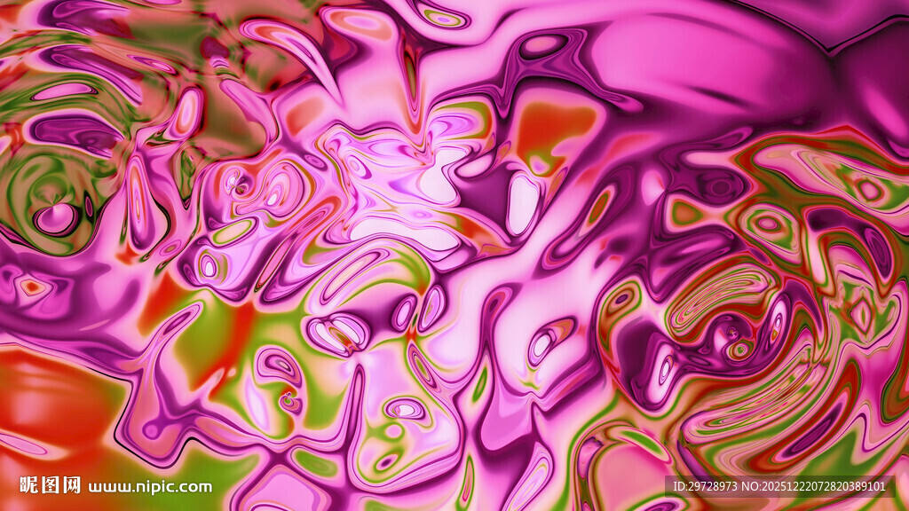 梦幻多彩抽象艺术图案