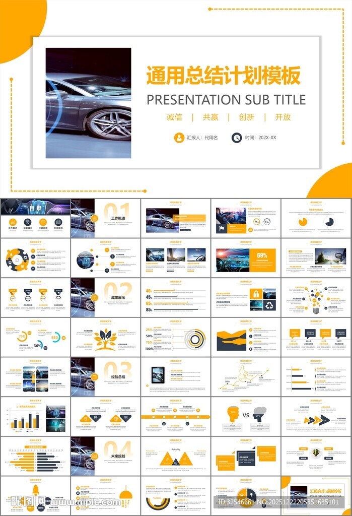 无人驾驶无人车商业计划书PPT