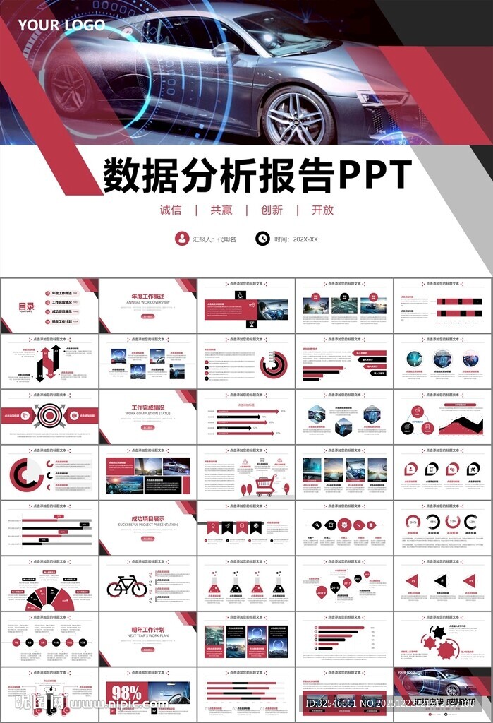 无人驾驶无人车商业计划书PPT