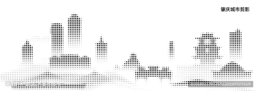 肇庆天际线点状图