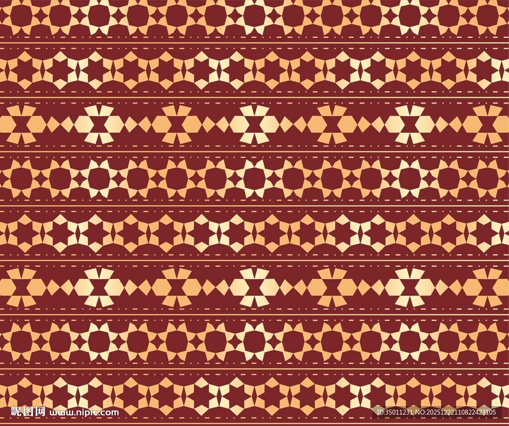 矢量高档红色花纹底纹背景图案