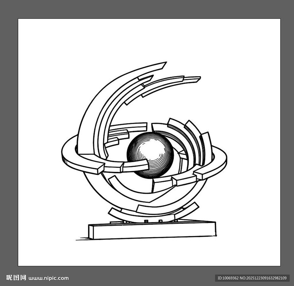 东营区政府广场地标