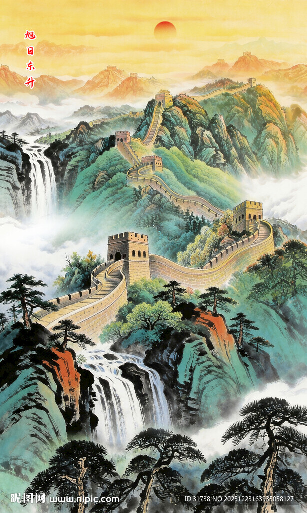 长城玄关装饰画