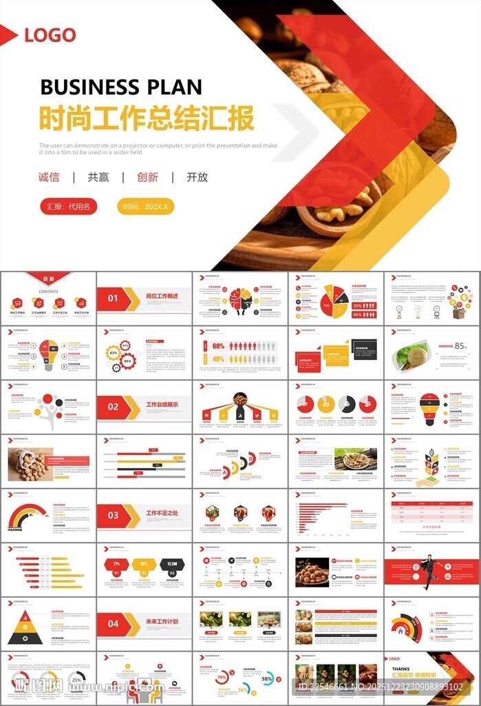 精美核桃种植产业总结计划ppt