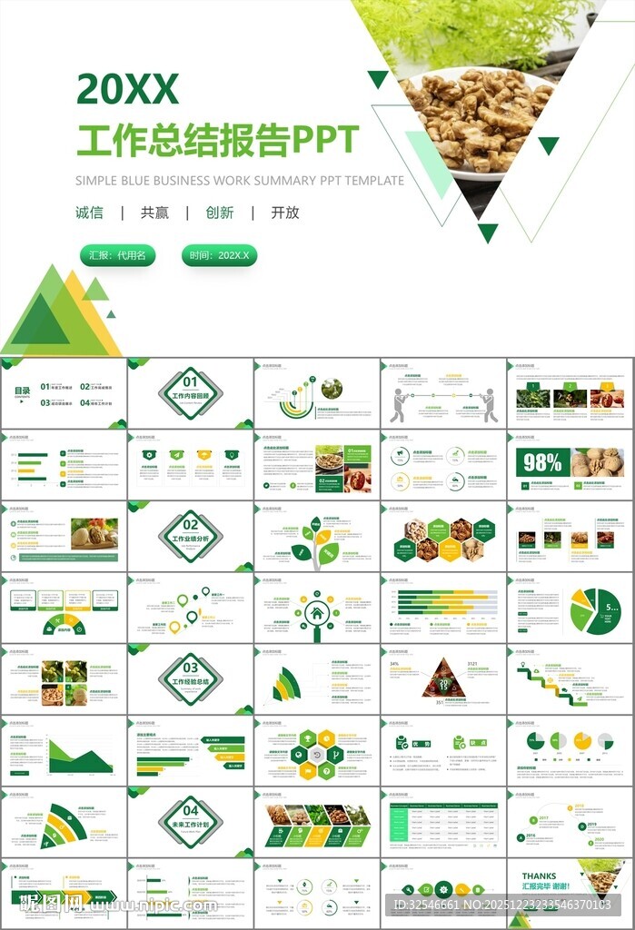 精美核桃种植产业总结计划ppt