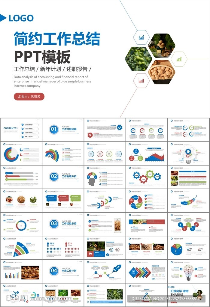 精美核桃种植产业总结计划ppt