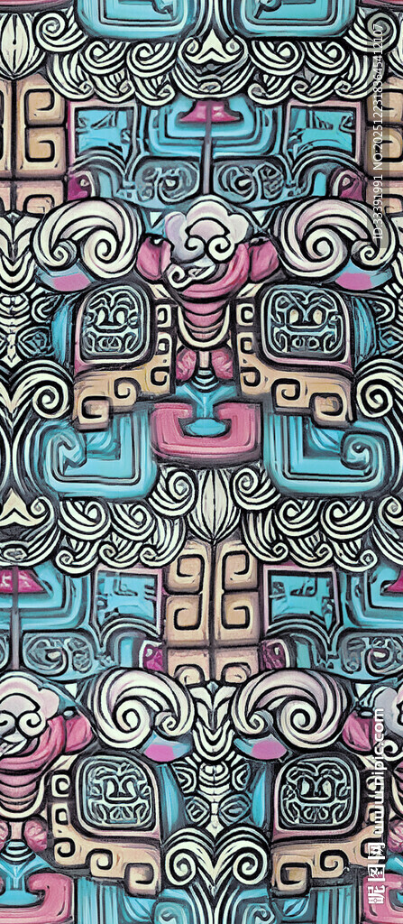 多彩几何图案装饰纹理