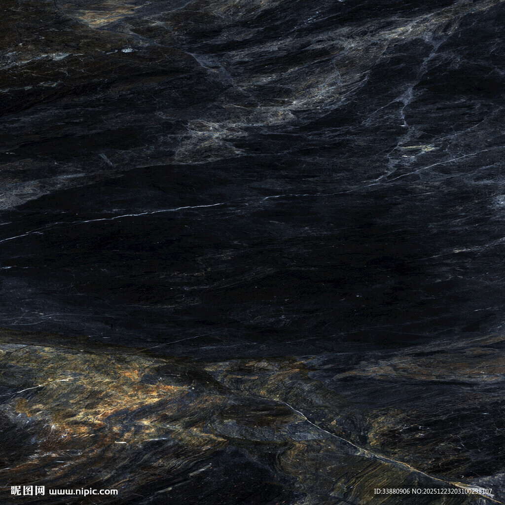 黑色 轻奢质感石纹 高雅大图 