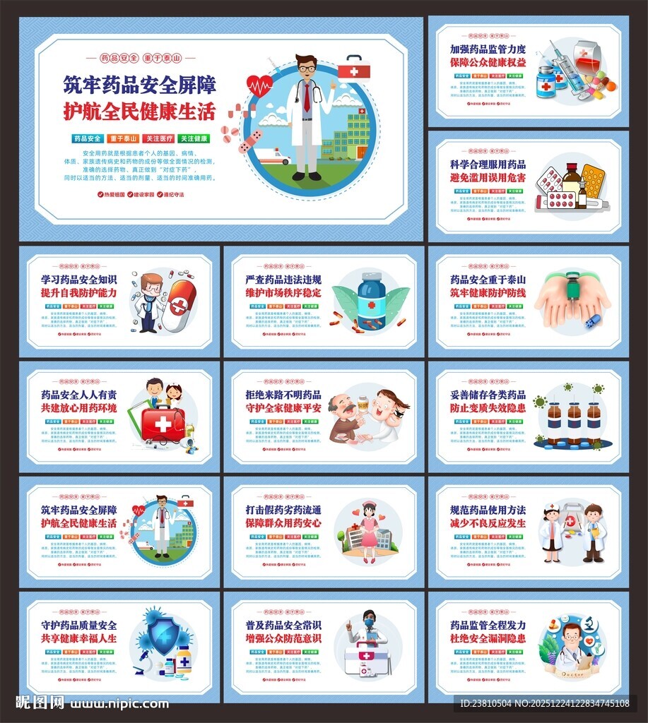 药品安全展板