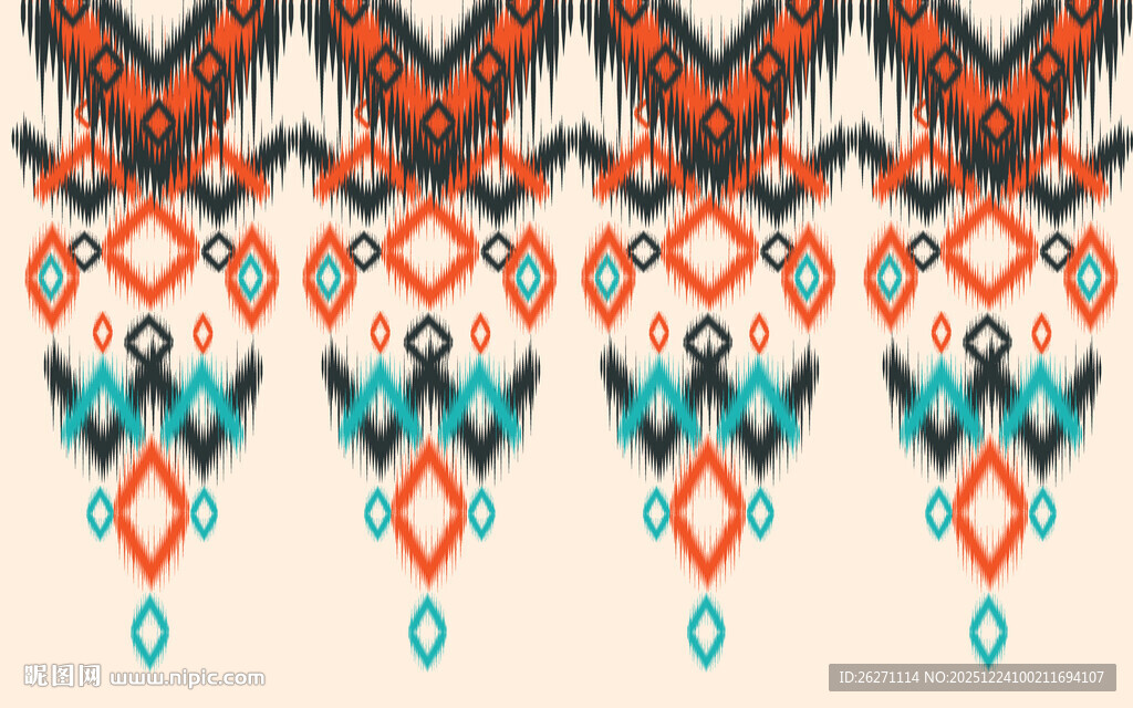 民族风几何图案装饰元素