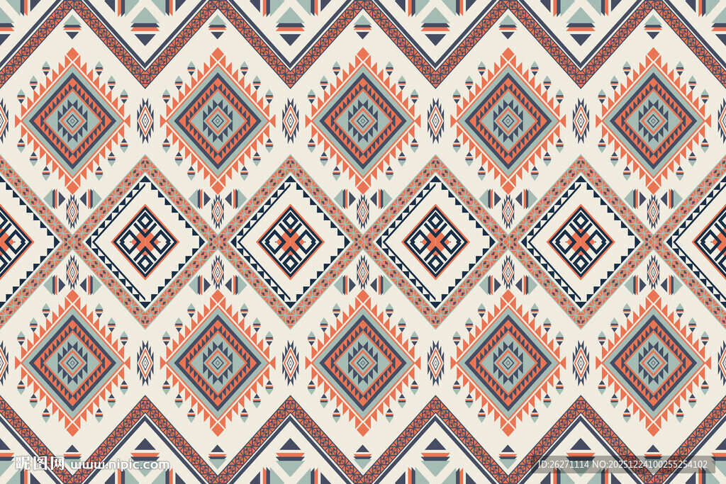 几何民族风图案纹理