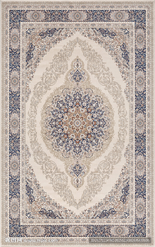 精美传统花纹地毯图案