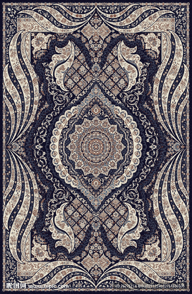 复古几何花纹装饰图案