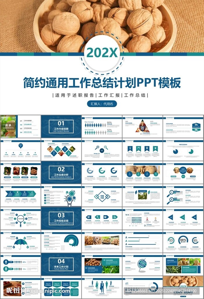 精美核桃种植产业总结计划ppt