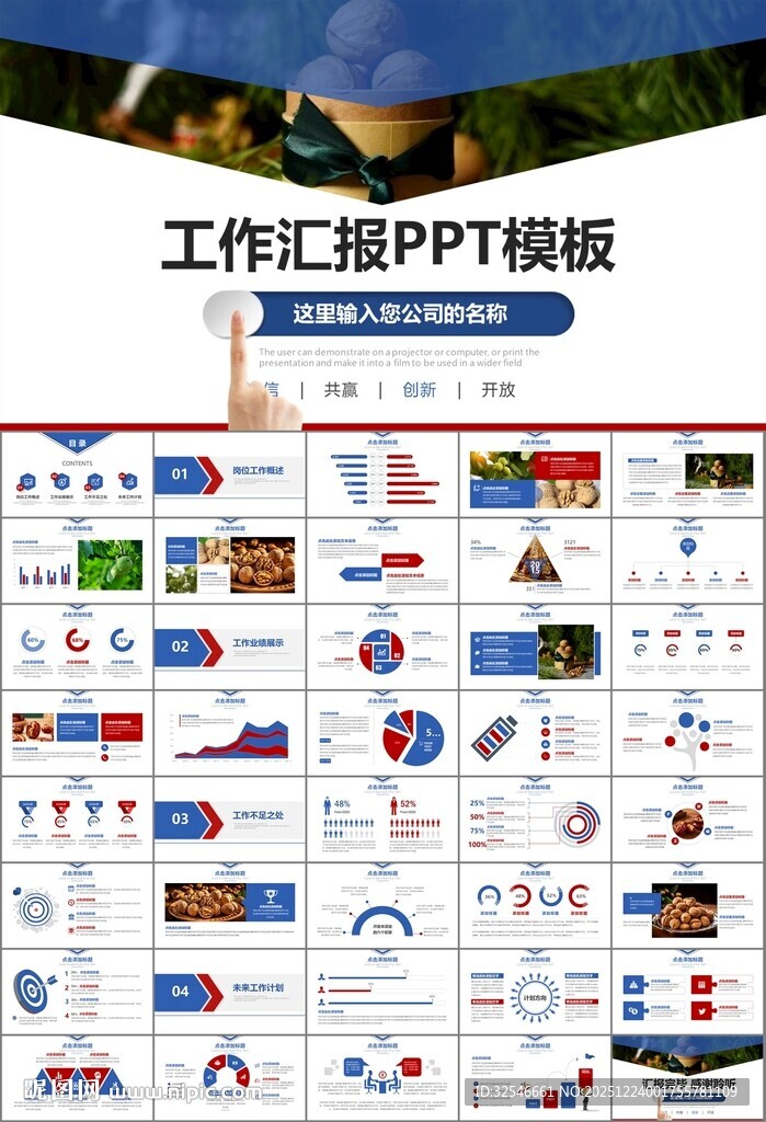 精美核桃种植产业总结计划ppt