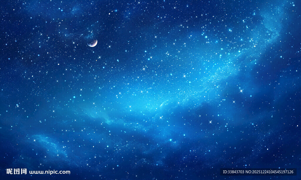 蓝色星空软膜天花灯箱