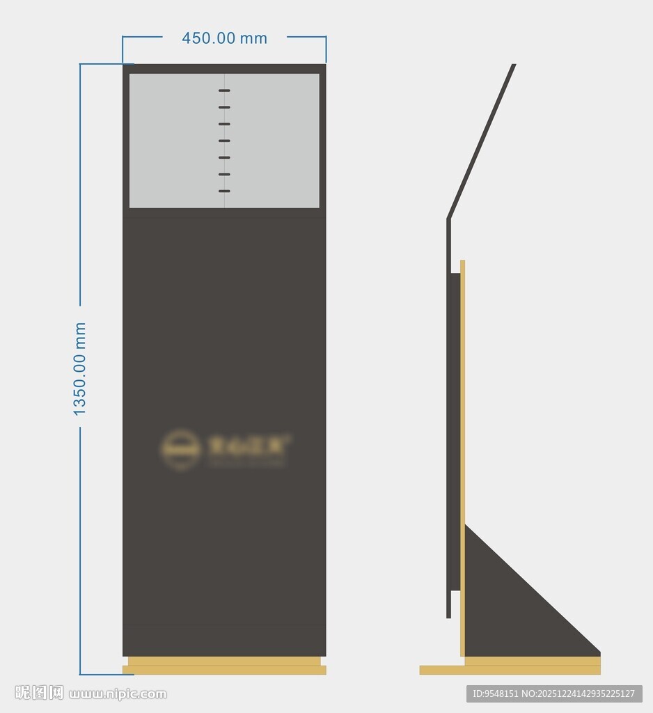 立式音箱设计图展示