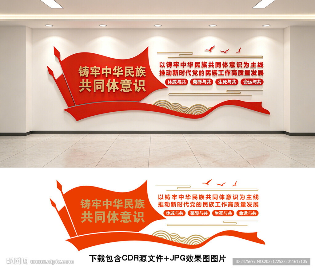 民族团结文化墙