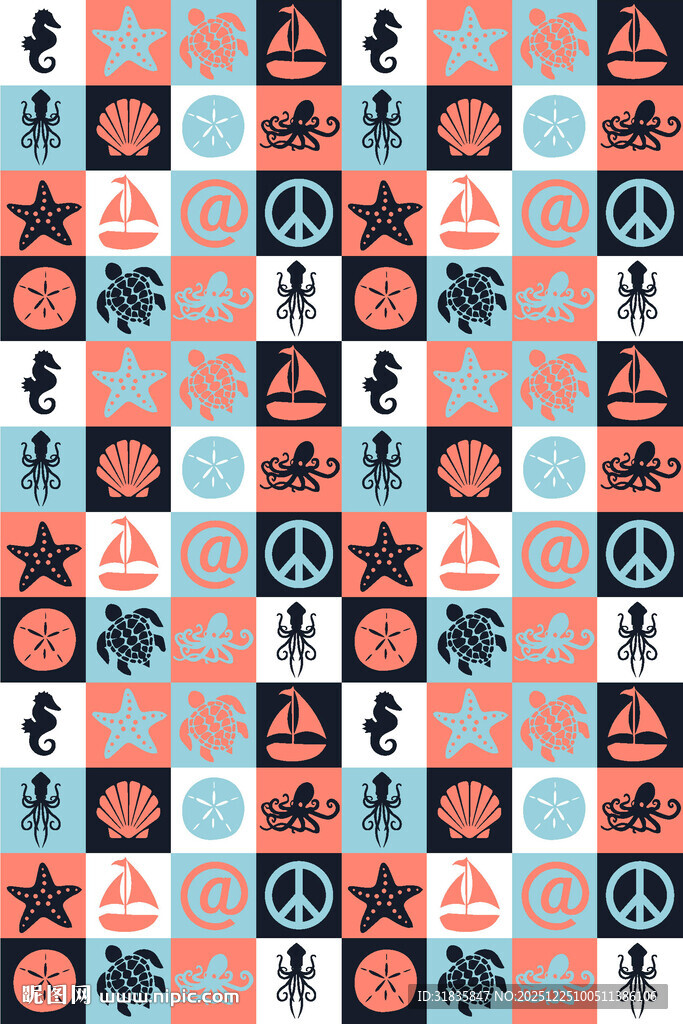 波普风和平星图案背景