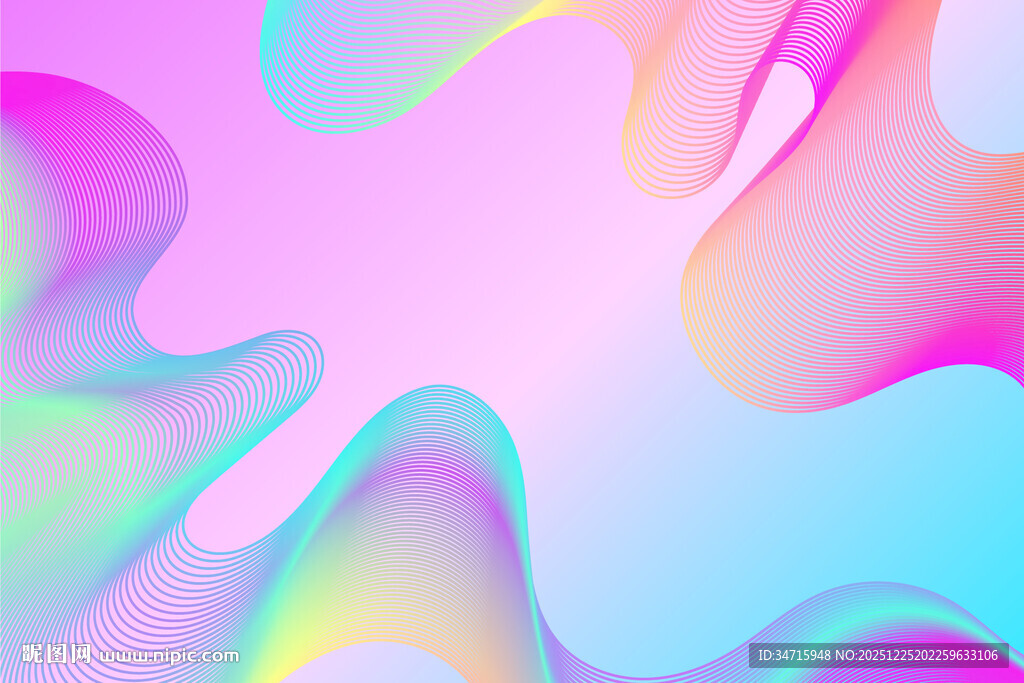 梦幻渐变流体矢量背景