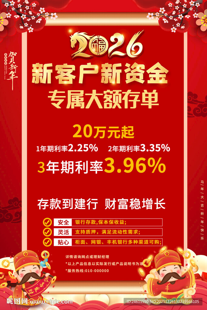 2026存款海报