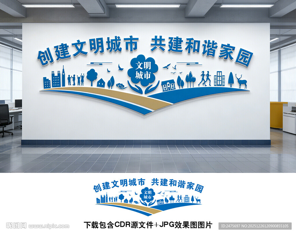 文明城市文化墙