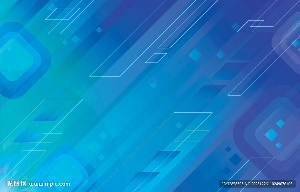 蓝紫色几何渐变抽象背景
