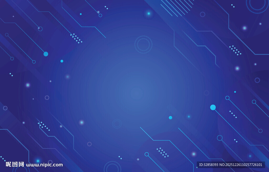 蓝色科技风抽象背景图案