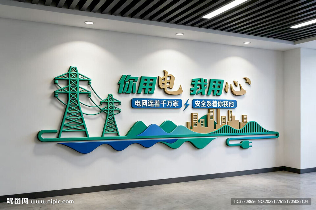 智能电网文化墙