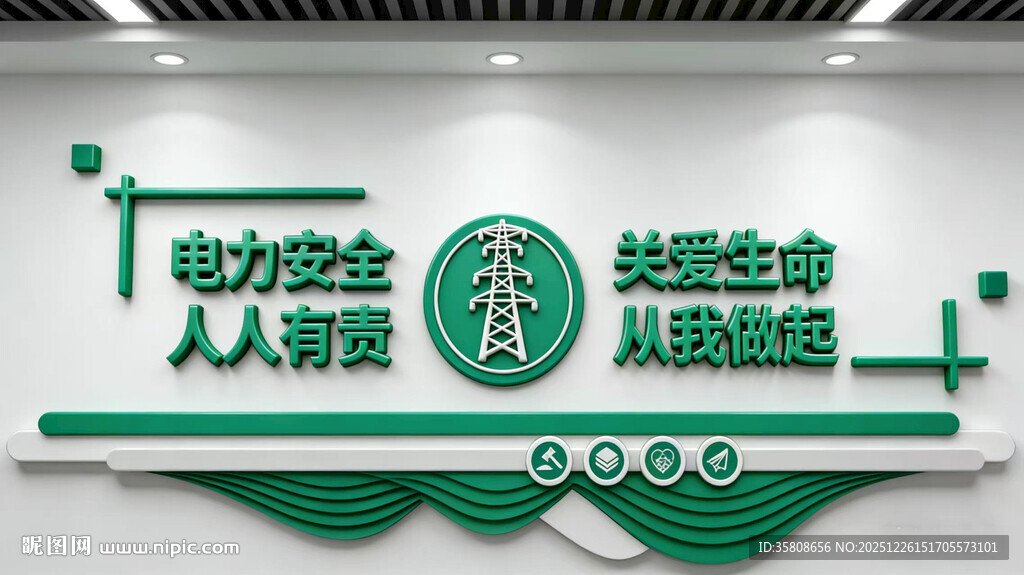 电力安全文化墙