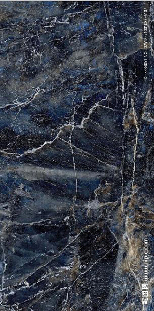 深邃蓝纹大理石纹理