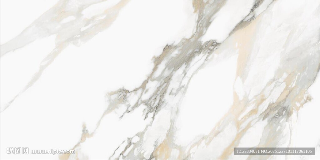 白色鱼肚金大理石石纹