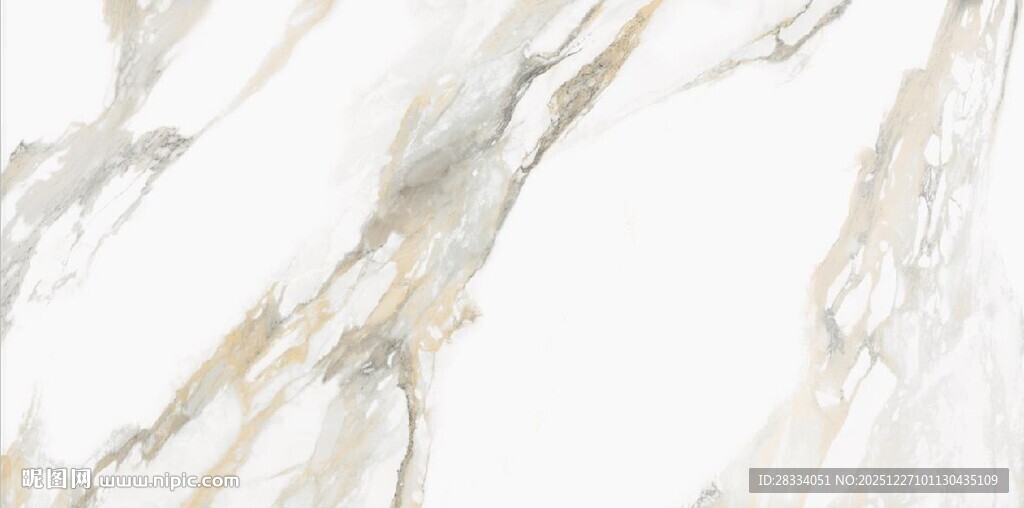 白色鱼肚金大理石石纹