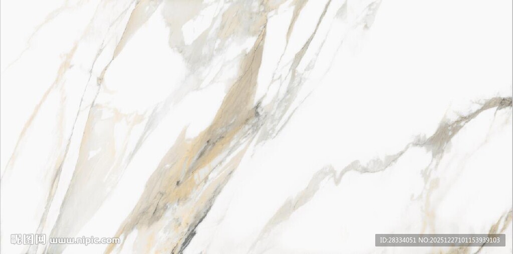 白色鱼肚金大理石石纹