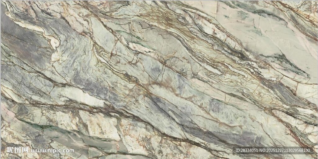 绿色大理石石纹