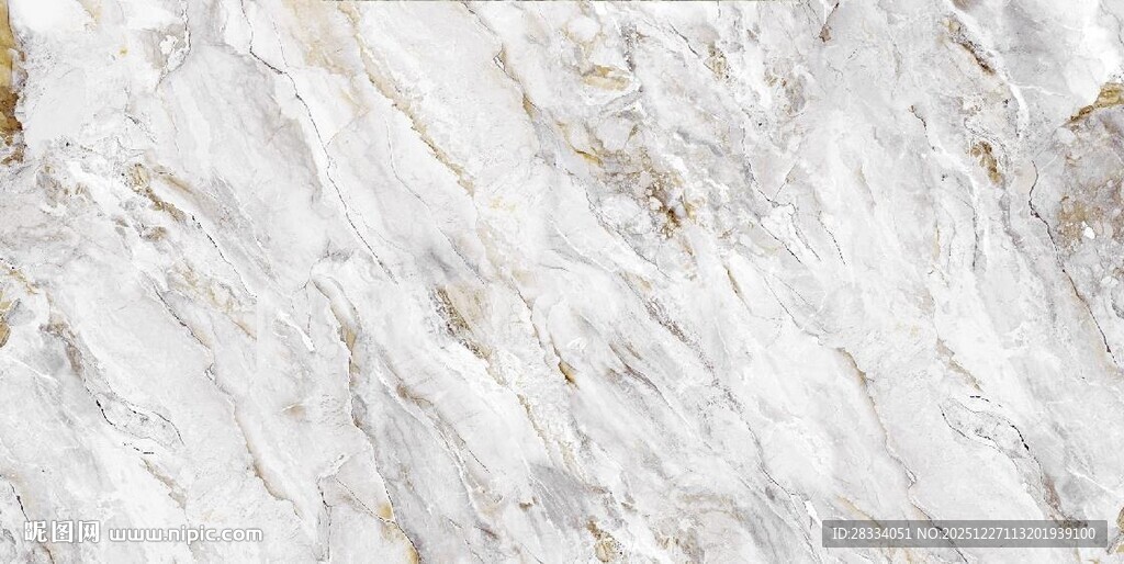 白色鱼肚金大理石石纹