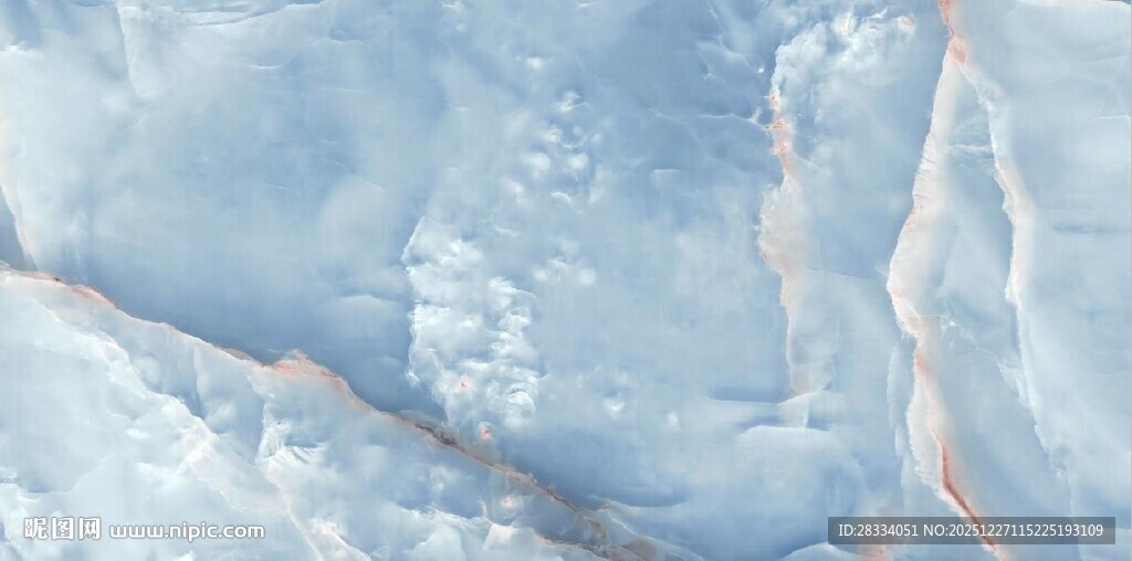 淡蓝纹理大理石材质画面