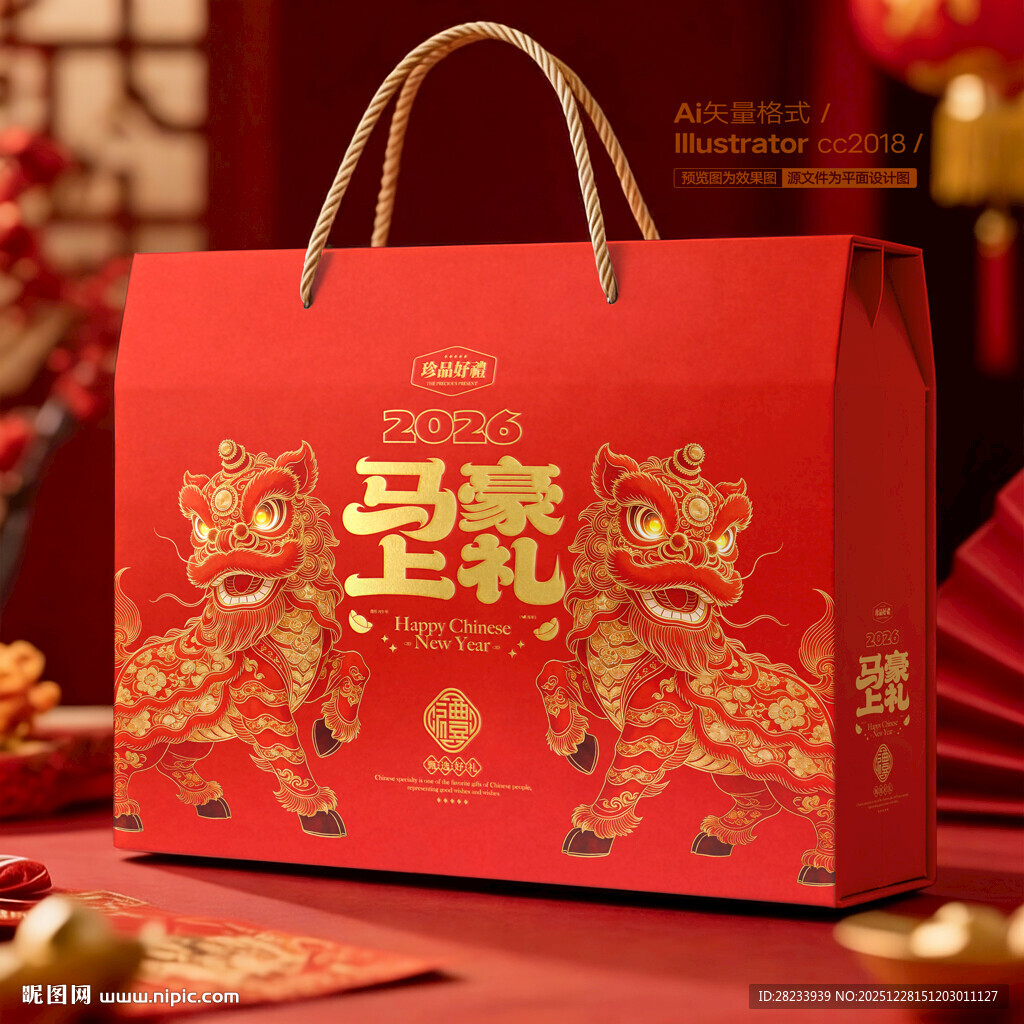 新年礼盒 年货包装