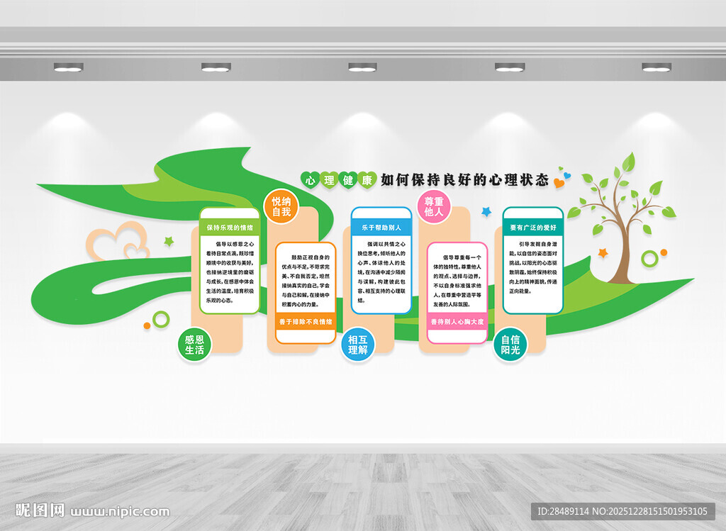 心理健康文化墙