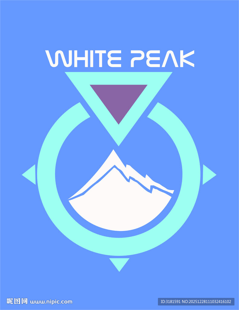 White Peak标志设计