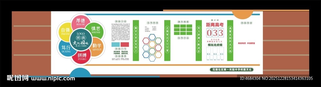 学校班组织文化墙