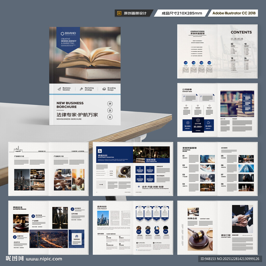 大气律师事务所画册