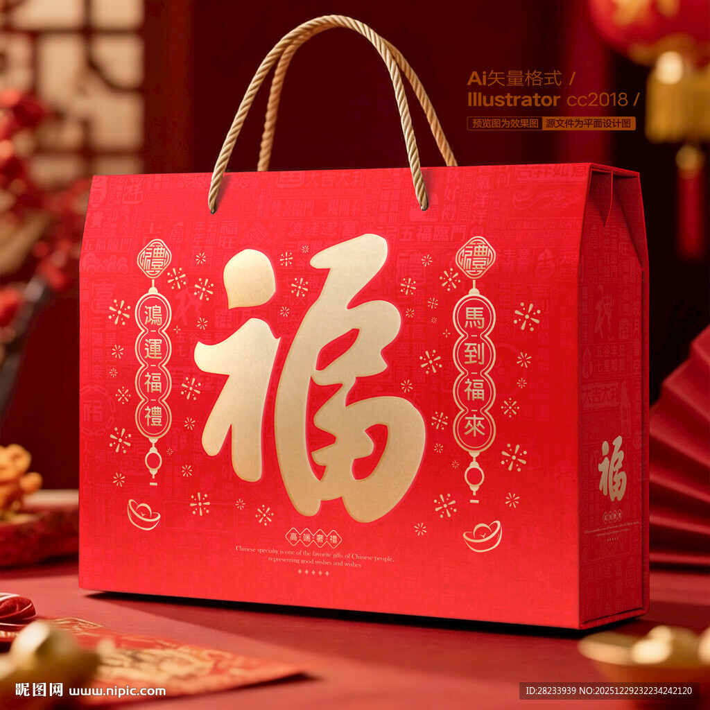 新年礼盒 年货包装