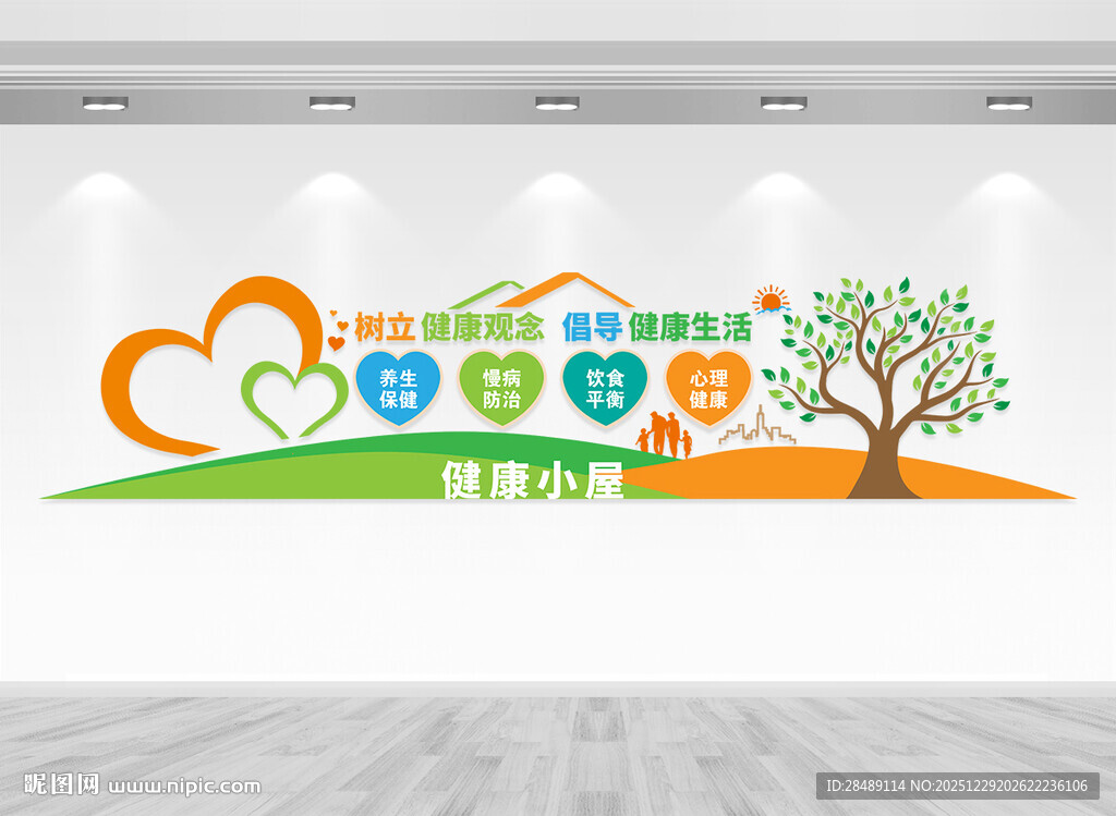 健康小屋文化墙
