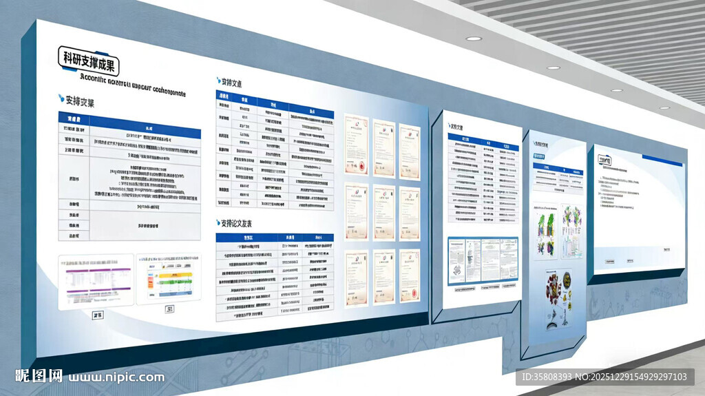 生物计算平台文化墙