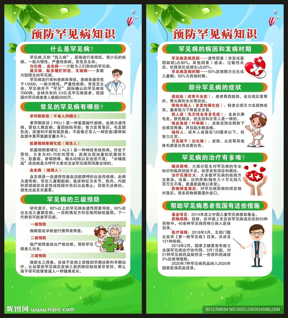 国际罕见病日展架